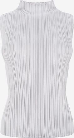 Issey Miyake Plissee-Tanktop mit Stehkragen