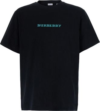 Burberry Black Crew Neck T-Shirt