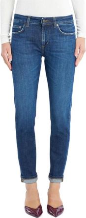 Dondup Slim-fit Jeans - Dames - Slim Fit Jeans - Blauw - W30 - Jeans