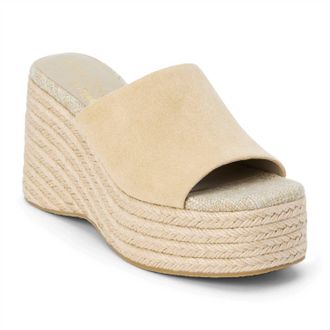 Matisse Footwear Womens Sorrento Wedge Sandal In Natural