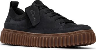 Clarks Torhill Sneaker in Black Nubuck at Nordstrom Rack, Size 11.5