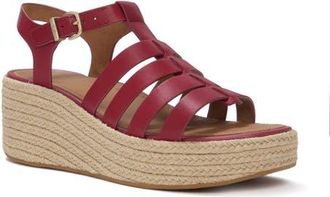 FitFlop Platfforms Espad. Fisherman S in Burnt Berry at Nordstrom, Size 10