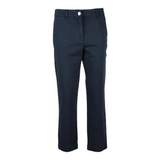 Marella Jeans - Dames - Straight fit broeken - Blauw - S - Broeken