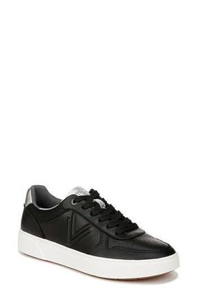 Vionic Kimmie Court Sneaker in Black/silver Leather at Nordstrom Rack, Size 12