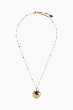 H&M Waterproof Pendant Necklace in Gold-Coloured at Nordstrom