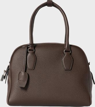 The Row India 10.0 Top-Handle Bag in Calfskin Leather