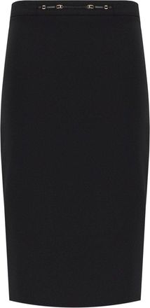 Elisabetta Franchi GONNA MIDI NERA ELISABETTA FRANCHI