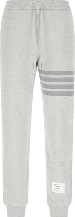 Thom Browne Melange Grey Cotton Joggers