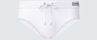 Dolce & Gabbana Ba&ntilde;ador slip con logo
