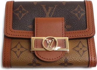 Louis Vuitton Brown Monogram Reverse Wallet (Tri-Fold) (Pre-Owned)