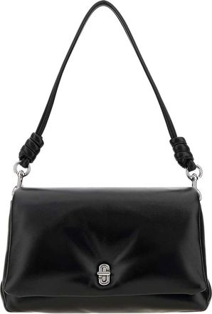 Marc Jacobs Black The Dual Puff Medium Shoulder Bag