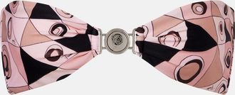Pucci Top de bikini bandeau Occhi estampado
