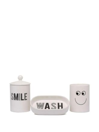 Anya Hindmarch Set da bagno Eyes - Bianco
