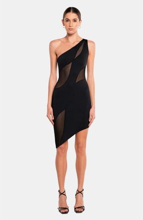 OW Collection CURVE Mini Dress in Black at Nordstrom, Size Small