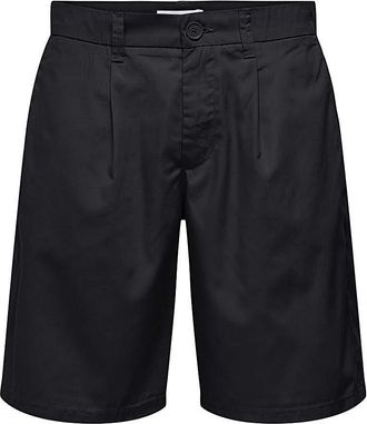 Only & Sons Kal Wide Chino Short - Black