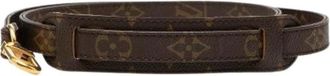 Louis Vuitton Pre-owned Canvas Home-Office Strap - Dames - Pre-owned - Bruin - Maat: ONE Size