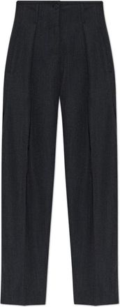 Iro Barissa Broeken - Dames - Straight fit broeken - Blauw - M - Katoen - Broeken
