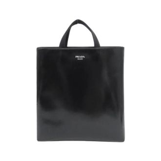 Prada Pre-owned Tote Bags, female, Black, Size: ONE SIZE Pre-owned Fabric prada-bags