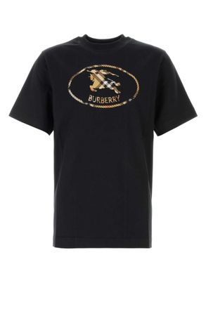 Burberry Black Logo Crew Neck T-Shirt
