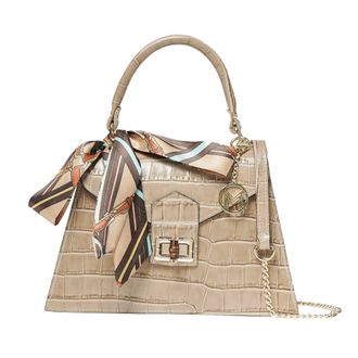 Melluso Borsa con manico in pelle beige taope bor500