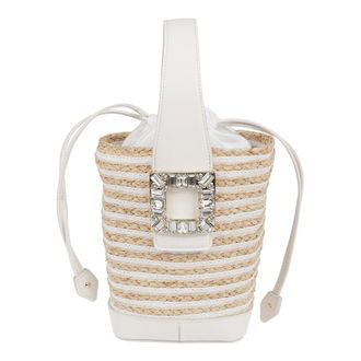 Roger Vivier Bucket Bags, female, White, Size: ONE SIZE Viv Skate Bucket Bag