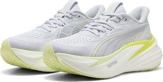 Puma MagMax NITRO 2 Running Shoe in Silver Mist/Apple Spritz at Nordstrom, Size 9.5
