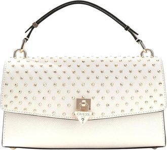 Guess Patsie Handtas - Dames - Handtassen - Wit - ONE Size - Leer - Tassen