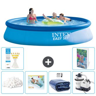Intex Piscina Easy Set Redonda - 396x84 Cm - 7-piezas S5
