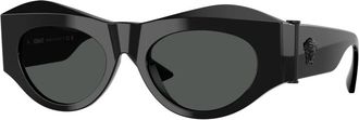Versace Zonnebril - Dames - Zonnebrillen - Zwart - 52 MM - Accessoires