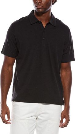 Rag & Bone Darien Linen-Blend Polo Shirt