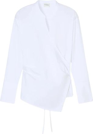 Closed Ingepakte blouse in wit - Dames - Blouses - Wit - XL - Overhemden