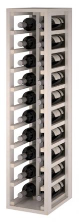 OEM Expovinalia Ew2032 Botellero Pino Color Blanco, 20 Botellas, Serie Godello