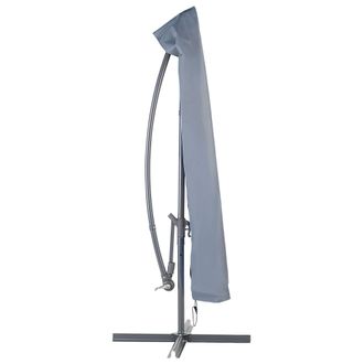 Beliani Beliani - Cubierta Impermeable Para Sombrilla De Tela Recubierta De Pvc Gris 203 Cm Asti Ii Chuva