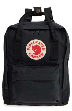 Fj&auml;llr&auml;ven Mini K&aring;nken Water Resistant Backpack in Black at Nordstrom
