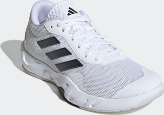 adidas Trainingsschuh ADIDAS PERFORMANCE AMPLIMOVE, Damen, Gr. 38,5, schwarz-weiss (cloud wei&szlig;, core schwarz, grau two), Synthetik, Textil, Schuhe Trainingss