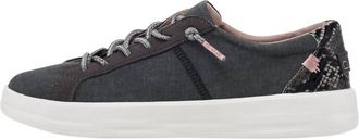 Hey Dude Womens Karina Sneakers In Jet Black