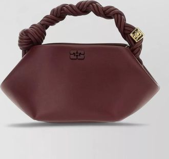 Ganni bou mini leather shoulder bag