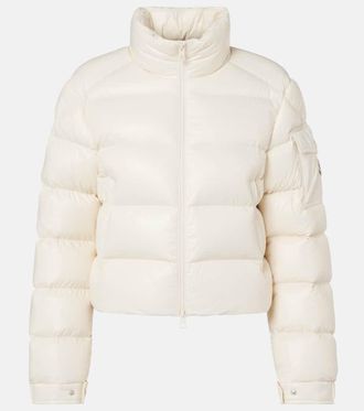 Moncler Petra nylon laqué down jacket