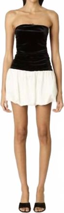 Nia Laurel Mini Dress In Black