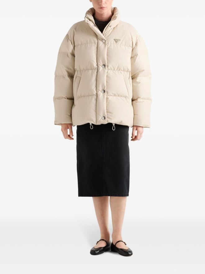 2010s prada triangle logo nylon jacket