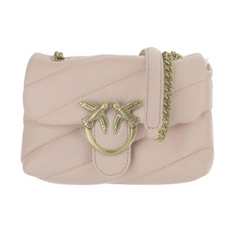 Pinko Baby Love Puff Schoudertas - Dames - Schoudertassen - Roze - ONE Size - Leer - Tassen