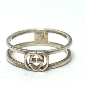 Gucci Silver Silver 925 Band Ring (Pre-Owned)