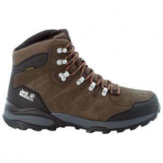 Jack Wolfskin Refugio Texapore Mid Wanderschuhe f&uuml;r Herren | braun