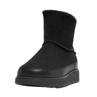FitFlop Dames/Dames Shearling Enkellaarsjes (Zwart)