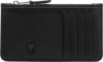 Ami Zwarte Portemonnees voor Stijlvolle Look - Heren - Portefeuilles - Zwart - ONE Size - Accessoires