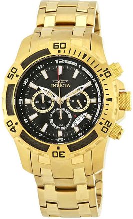 Invicta Pro Diver Chronograph Black Dial Mens Watch 24855