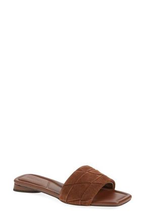 Nordstrom Brynn Slide Sandal in Brown Brick at Nordstrom, Size 6.5