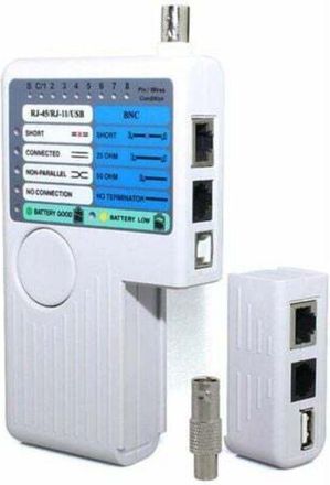 OEM Testeur De Cables Reseau - Rj11 Rj45 Usb Bnc - Pour Utp Stp Lan - 1 Unite