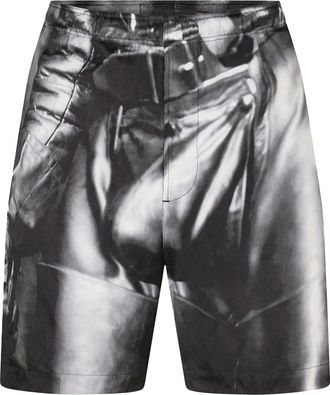 Diesel Korte broek voor volwassenen met grafische print (Zwart)