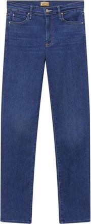 Mother Straight Jeans - Dames - Regular Fit Jeans - Blauw - W31 - Denim - Jeans
